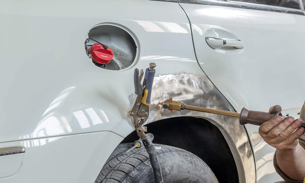 صافکاری ماشین تصادفی و چپی